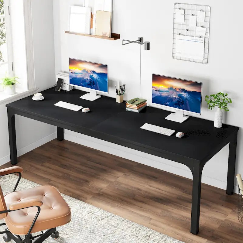 78.74 inch Extra Long 2 Person Double Computer Desk for Home Office