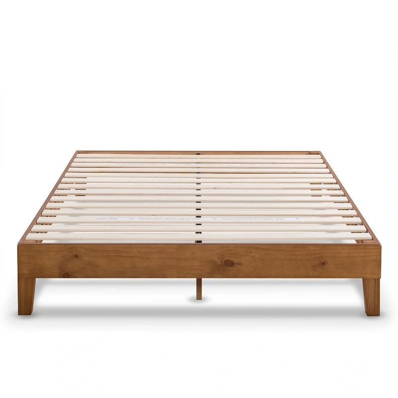 Solid Wood 12-inch Platform Bed Frame