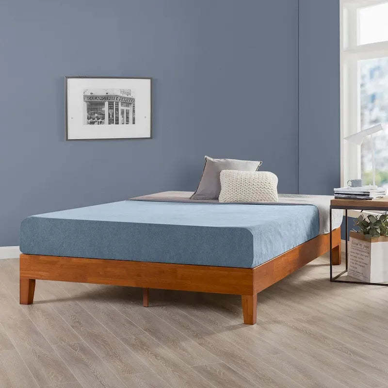 Solid Wood 12-inch Platform Bed Frame