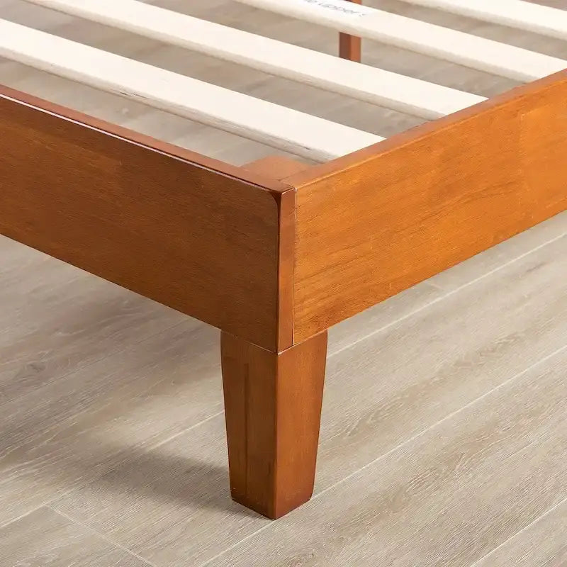 Solid Wood 12-inch Platform Bed Frame