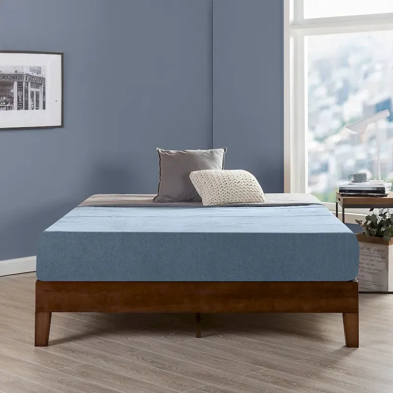 Solid Wood 12-inch Platform Bed Frame