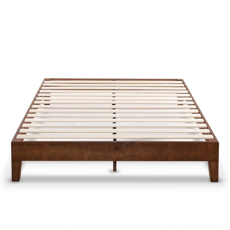 Solid Wood 12-inch Platform Bed Frame