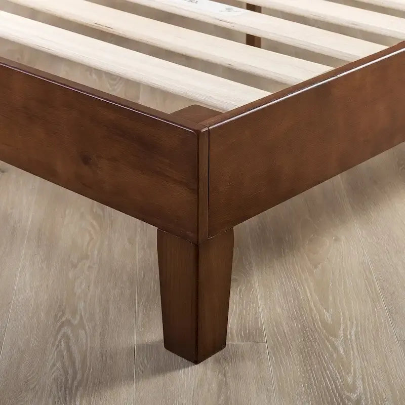 Solid Wood 12-inch Platform Bed Frame