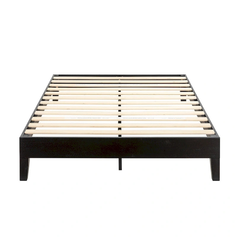 Solid Wood 12-inch Platform Bed Frame