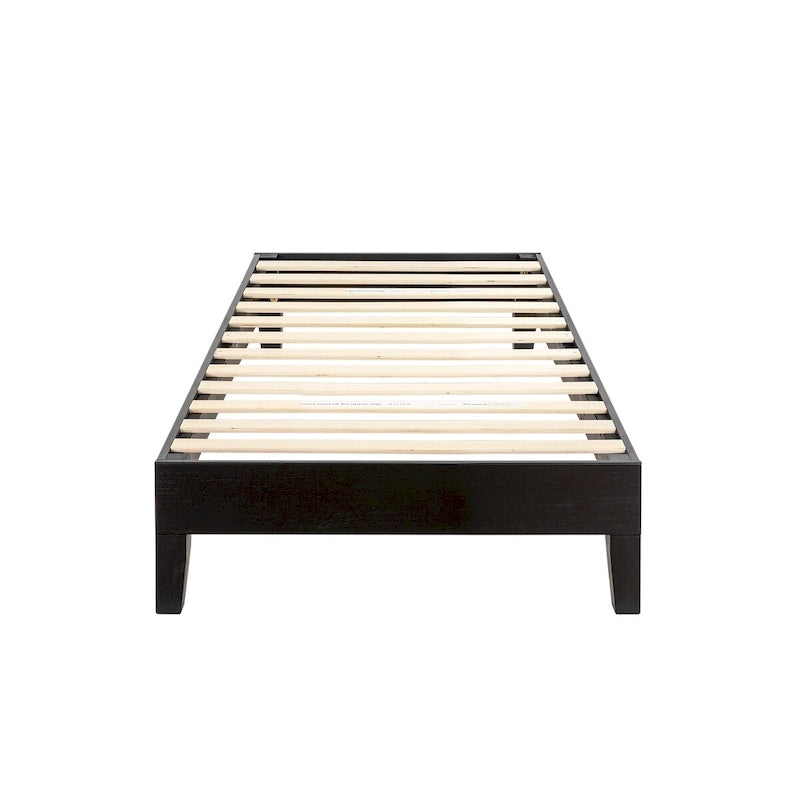 Solid Wood 12-inch Platform Bed Frame