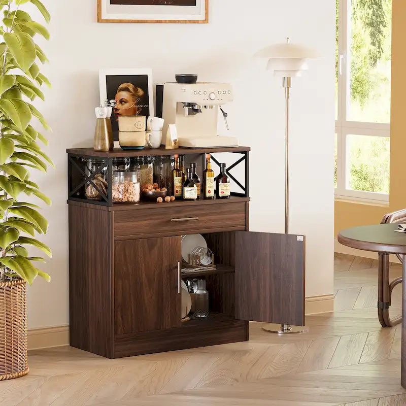 Sideboard Buffet Cabinet, Kitchen Storage Cabinet
