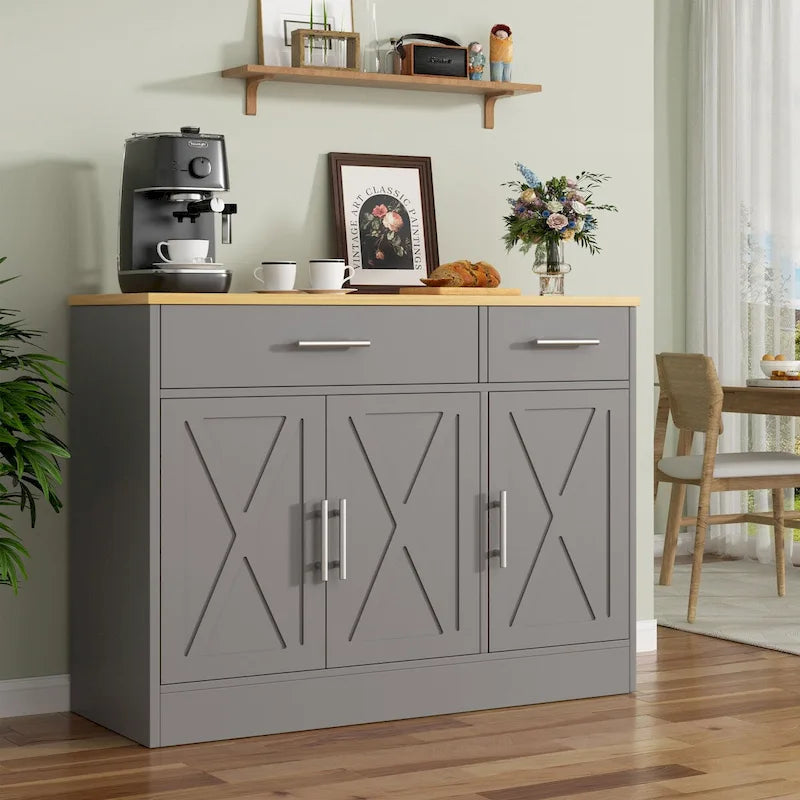 Sideboard-Buffetschrank, Küchenschrank mit Stauraum