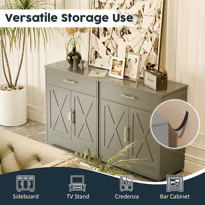 Sideboard-Buffetschrank, Küchenschrank mit Stauraum