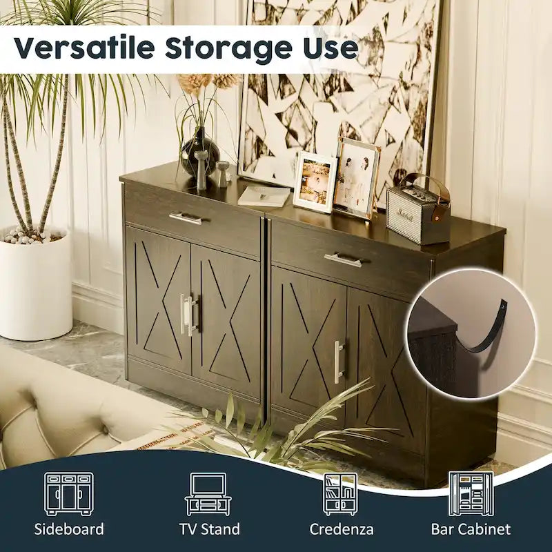 Sideboard-Buffetschrank, Küchenschrank mit Stauraum