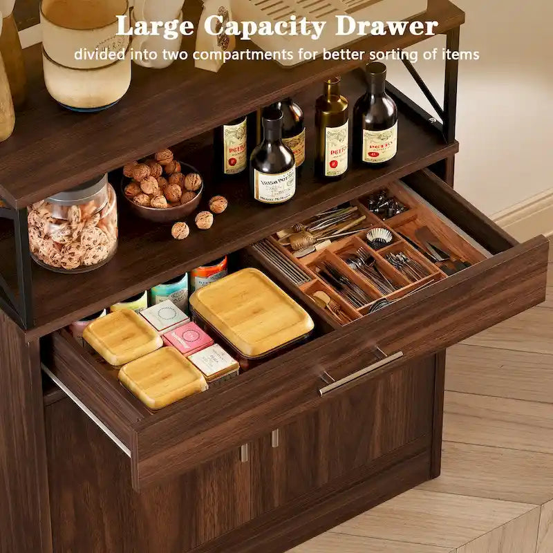 Sideboard-Buffetschrank, Küchenschrank mit Stauraum