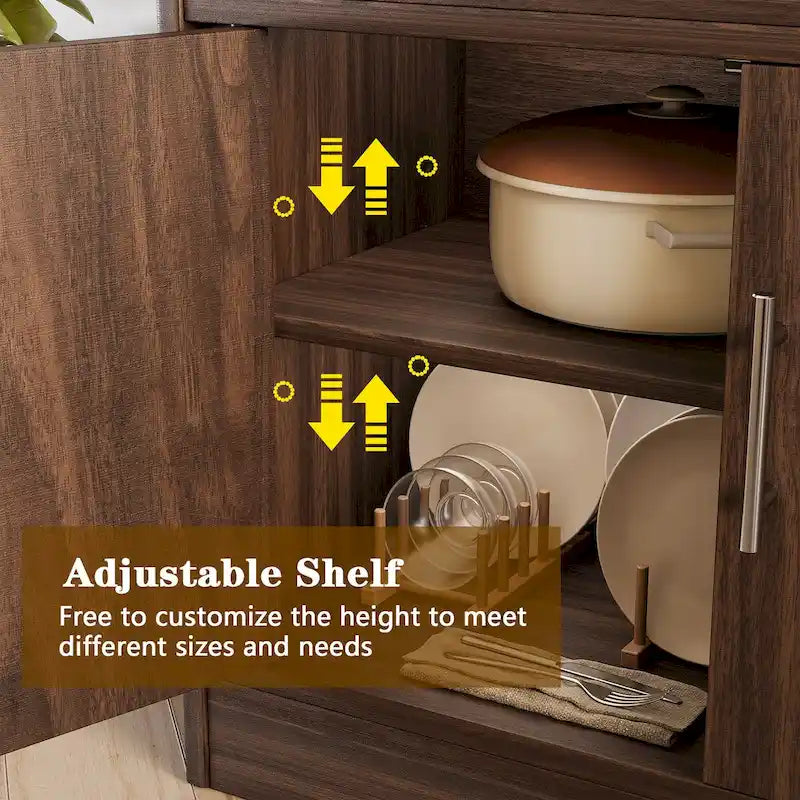 Sideboard-Buffetschrank, Küchenschrank mit Stauraum