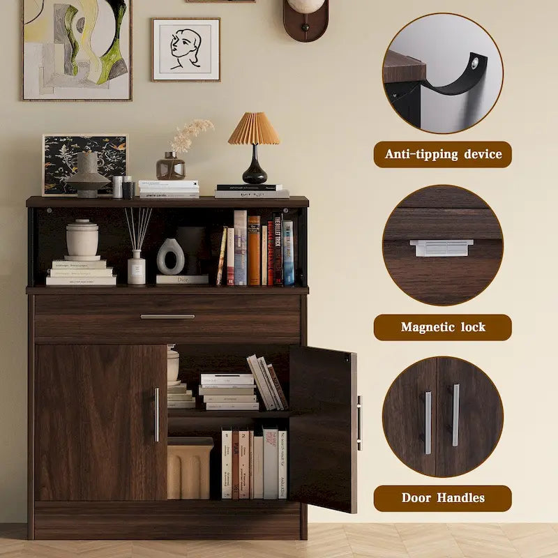 Sideboard-Buffetschrank, Küchenschrank mit Stauraum