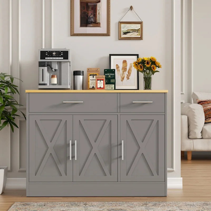Sideboard-Buffetschrank, Küchenschrank mit Stauraum
