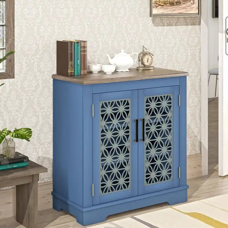 Rustikaler 31-Zoll-Akzentschrank zur Aufbewahrung für Bad und Schlafzimmer
