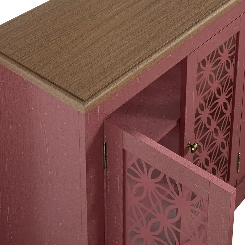 Rustikaler 31-Zoll-Akzentschrank zur Aufbewahrung für Bad und Schlafzimmer