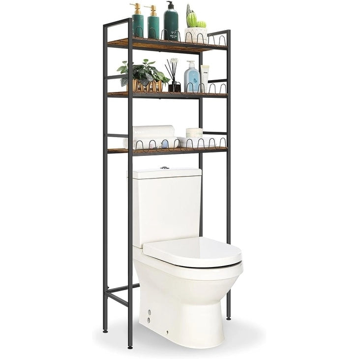 3-stufiges Aufbewahrungsregal über der Toilette